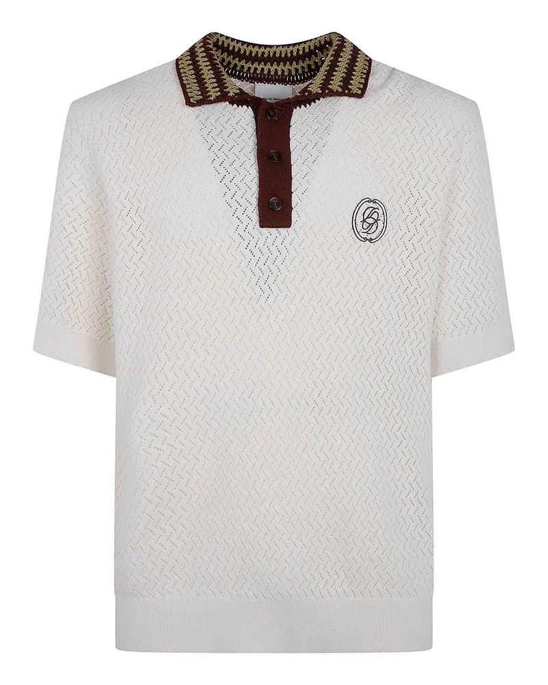 Drôle de Monsieur Poloshirt - Weiß Weiß