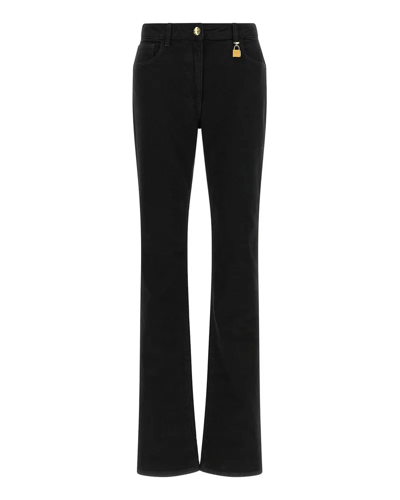 Elisabetta Franchi Straight Leg Jeans - Schwarz Schwarz