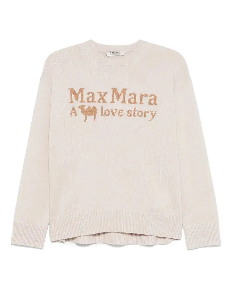 Max Mara U-Boot-Pullover - Beige Beige