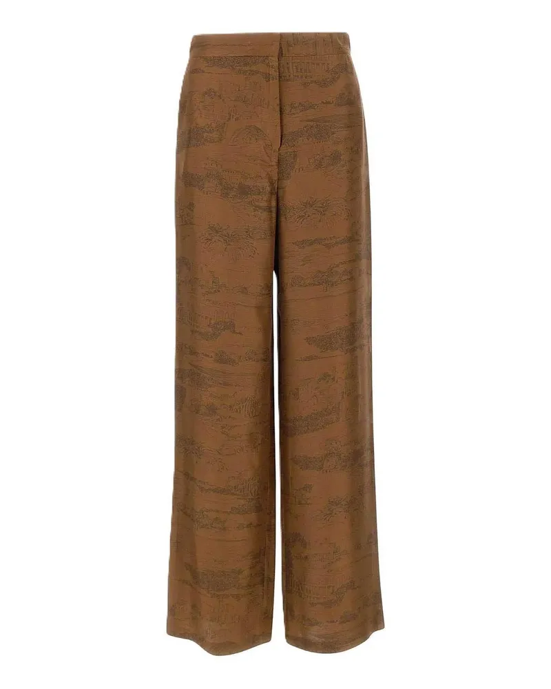 Max Mara Bluse - Dunkelbraun Dunkelbraun