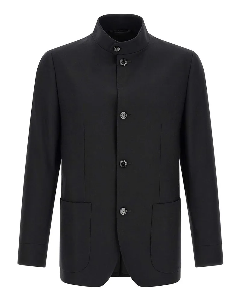 LARDINI Casualjacke - Schwarz Schwarz