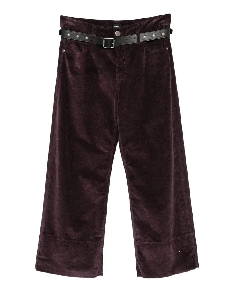 Pinko Casual Hose - Bordeaux Dunkelrot