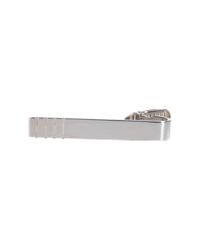 Thom Browne Krawatte - Silber Silber