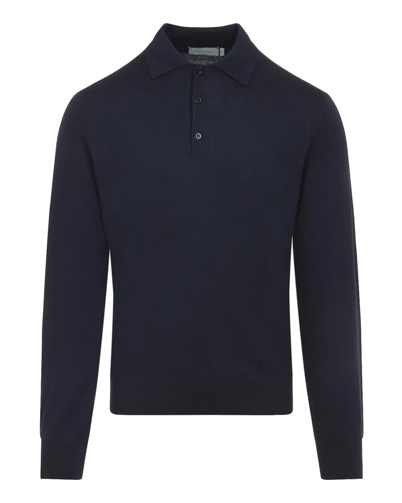 Canali Poloshirt - Dunkelblau Dunkelblau