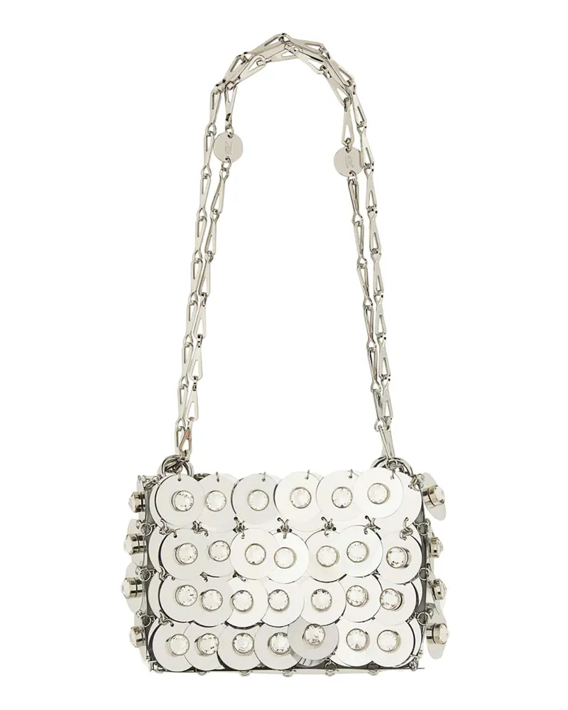 Paco Rabanne Schultertasche - Silber Silber