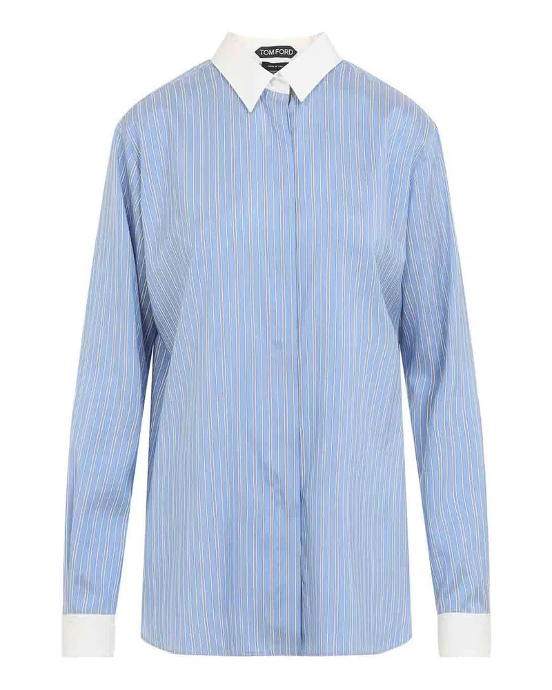 Tom Ford Hemd - Blau Blau