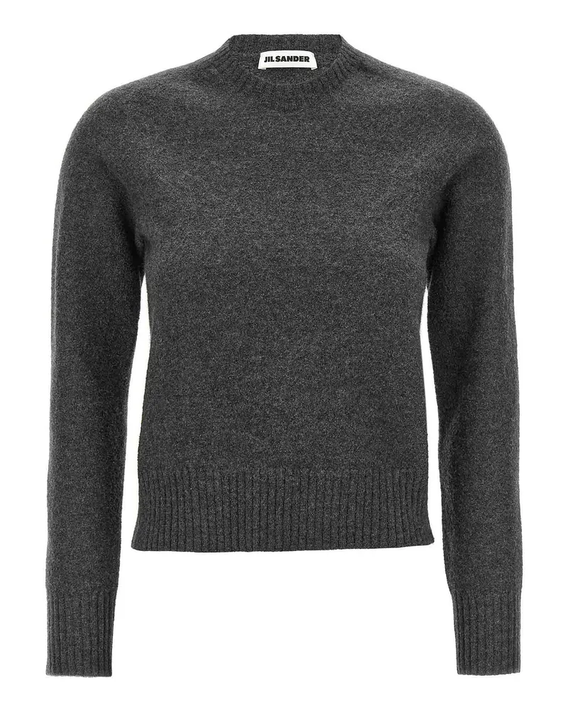 Jil Sander Rundhalspullover - Grau Grau