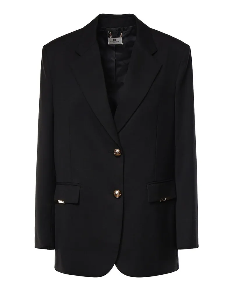 Elisabetta Franchi Blazer - Schwarz Schwarz