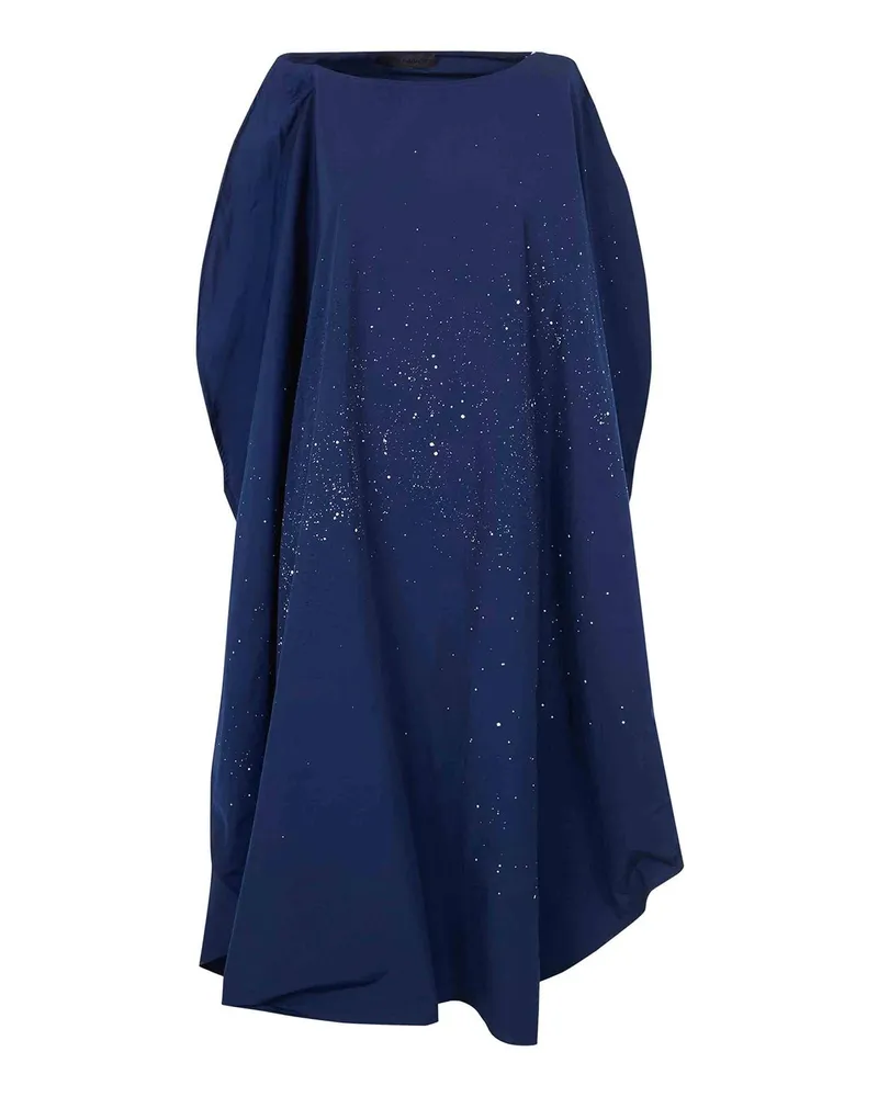 Maria Calderara Knielanges Kleid - Blau Blau