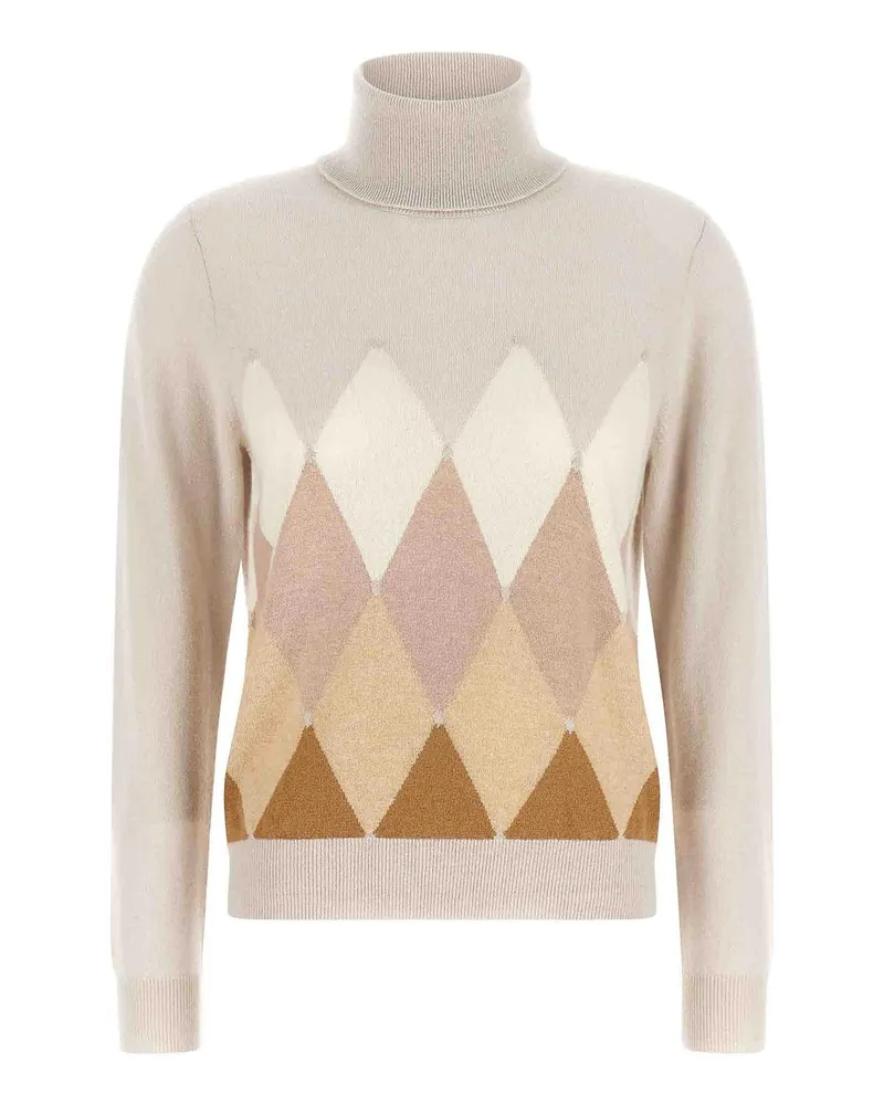 Ballantyne Rundhalspullover - Beige Beige