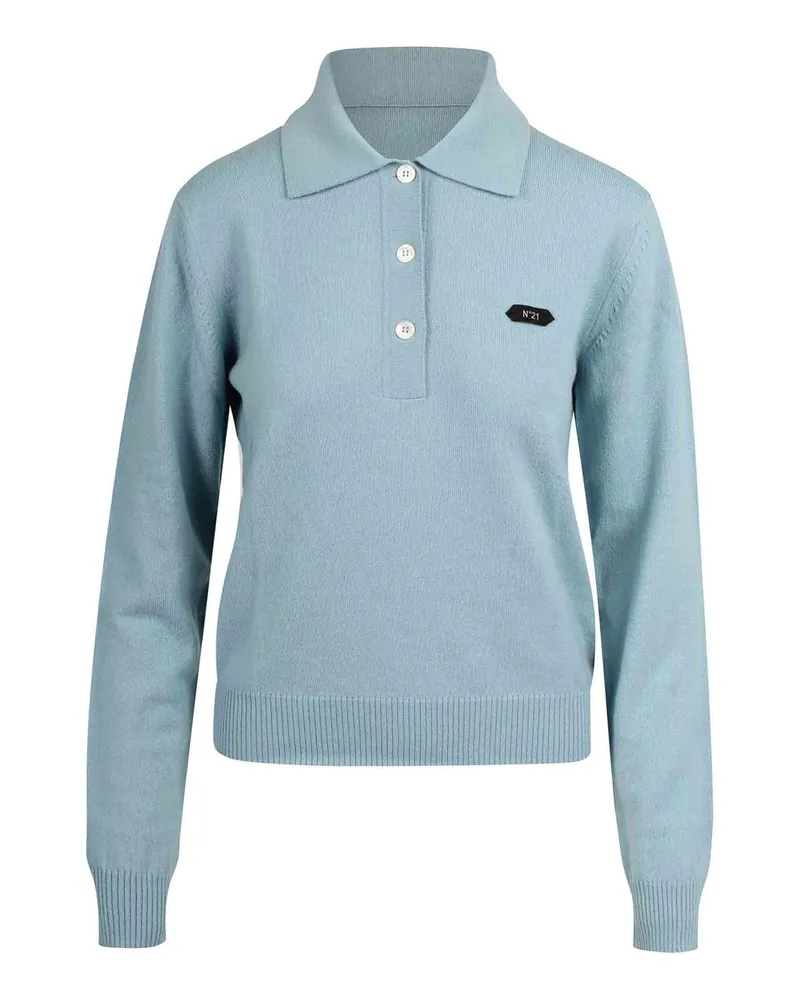 N° 21 Poloshirt - Blau Blau