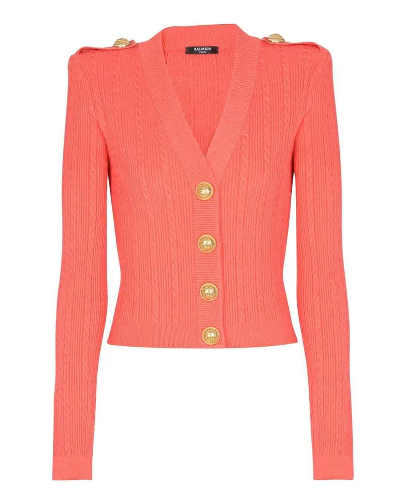 Balmain Cardigan - Orange Orange