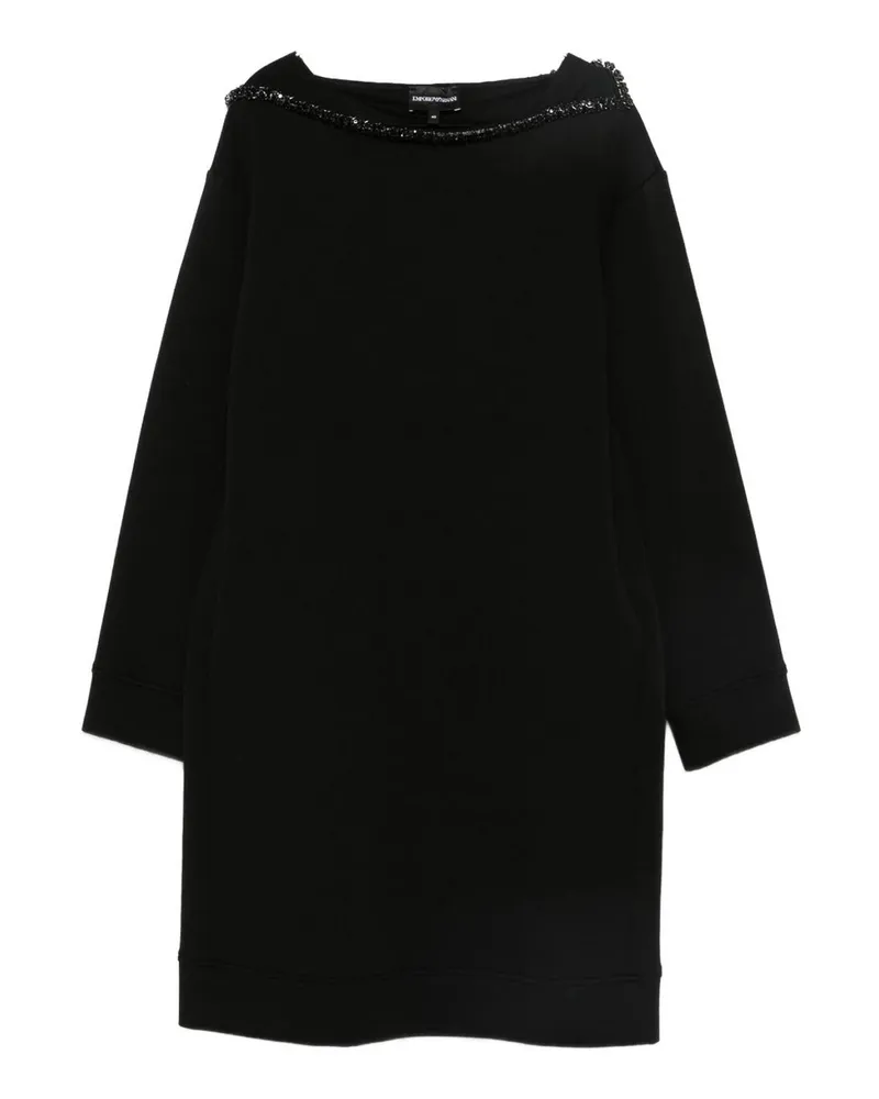 Emporio Armani Kurzes Kleid - Schwarz Schwarz