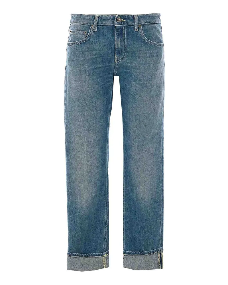 Dondup Straight Leg Jeans - Blau Blau