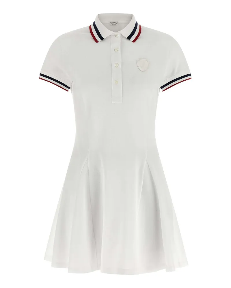 Brunello Cucinelli Knielanges Kleid - Weiß Weiß