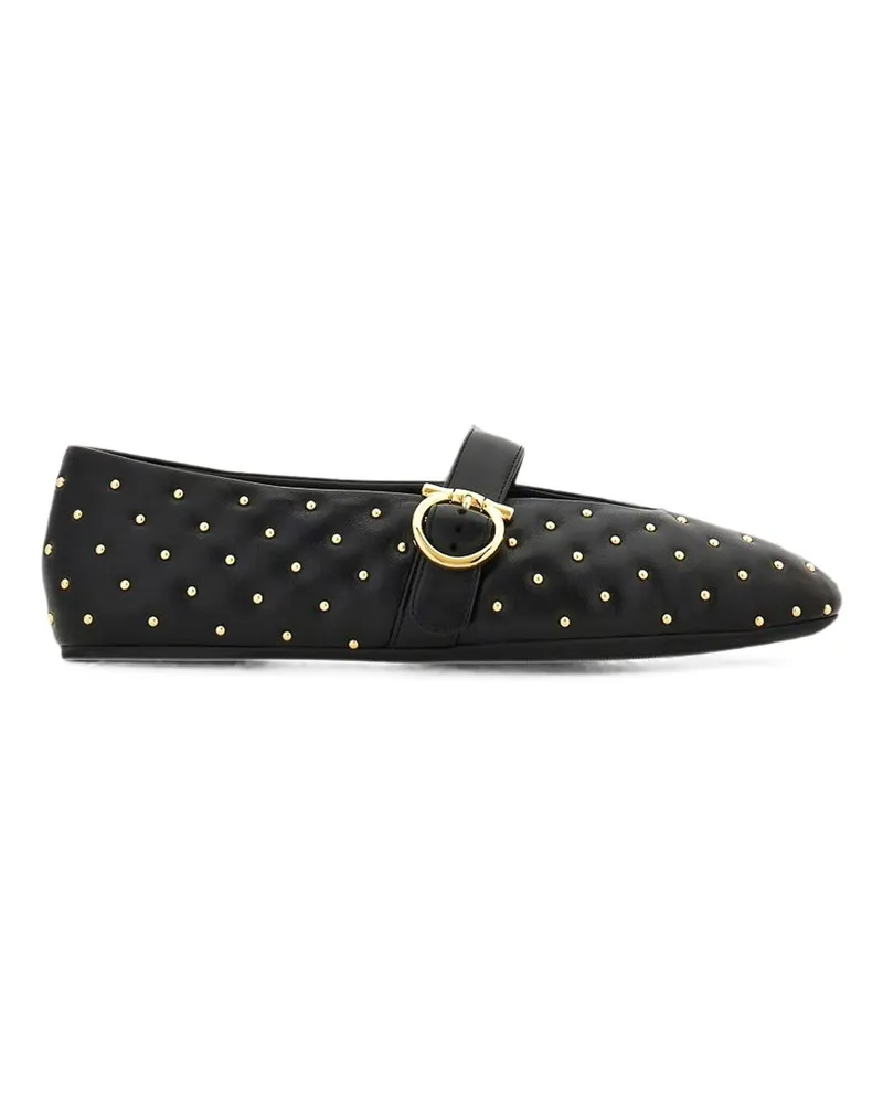Ferragamo Ballerinas - Schwarz Schwarz
