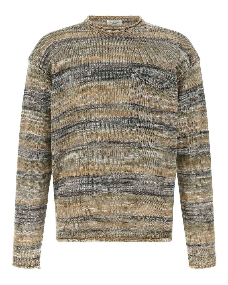 Roberto Collina Rundhalspullover - Grau Grau