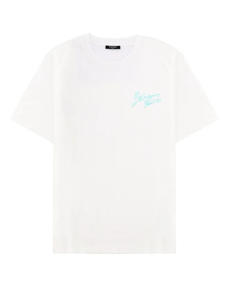 Balmain T-Shirt - Weiß Weiß