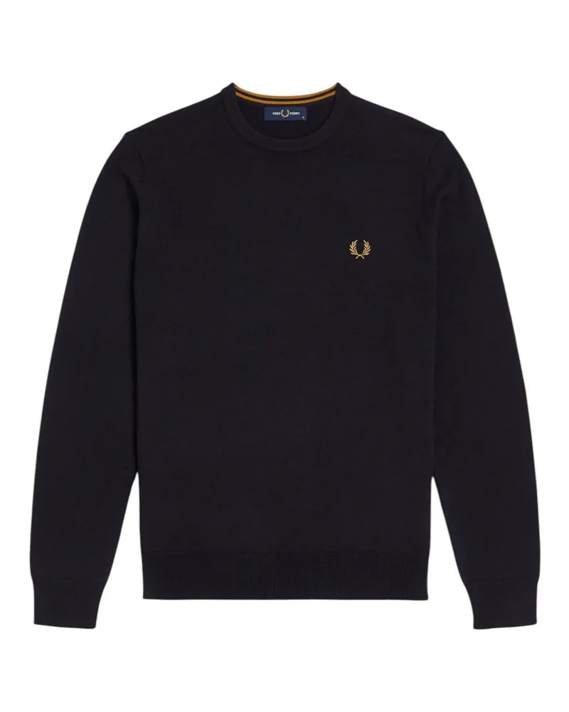 Fred Perry U-Boot-Pullover - Blau Blau