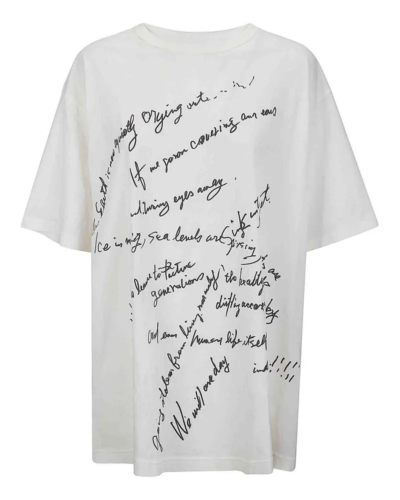 Yohji Yamamoto T-Shirt - Creme Creme
