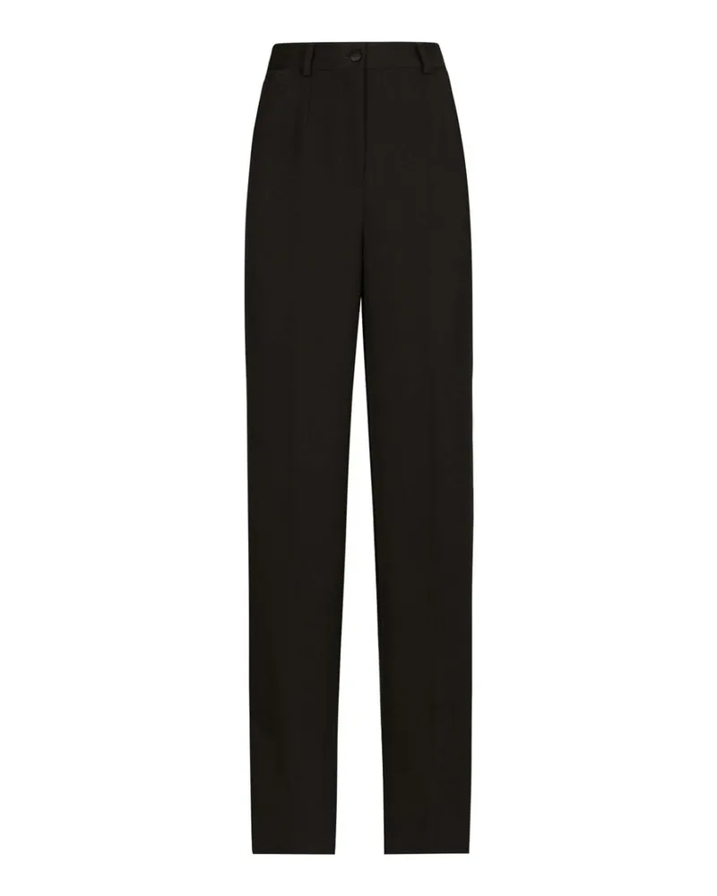 Dolce & Gabbana Straight Leg Jeans - Schwarz Schwarz