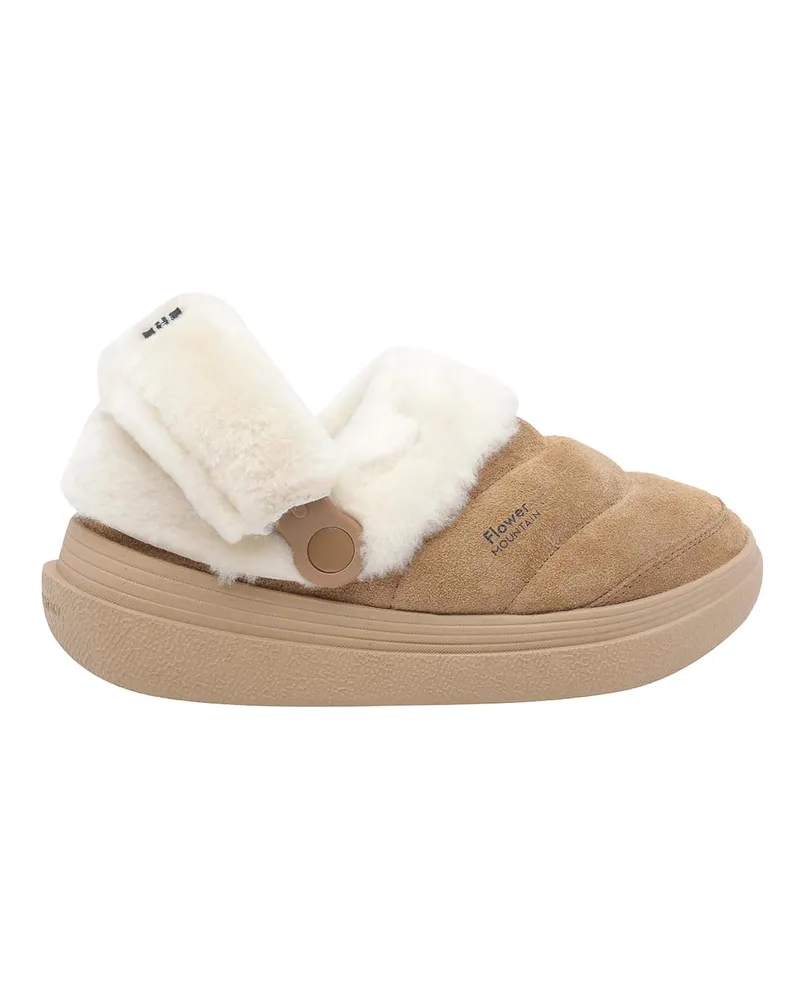 Flower MOUNTAIN Mules - Beige Beige