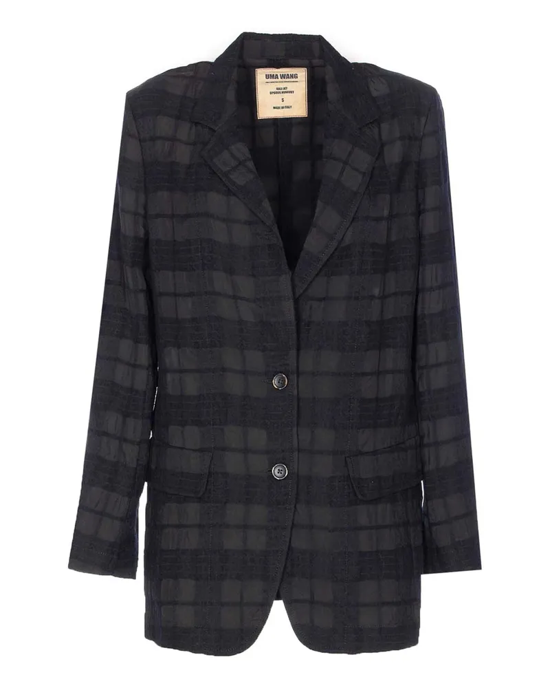 Uma Wang Casualjacke - Schwarz Schwarz