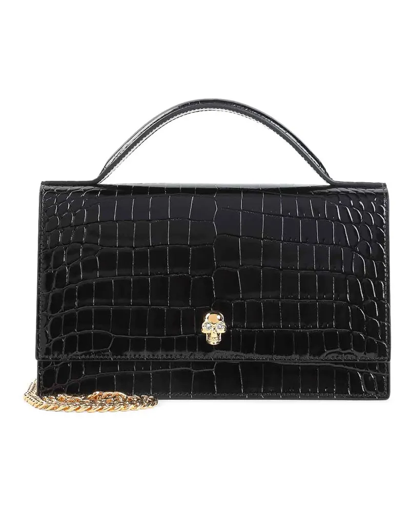Alexander McQueen Clutch - Schwarz Schwarz