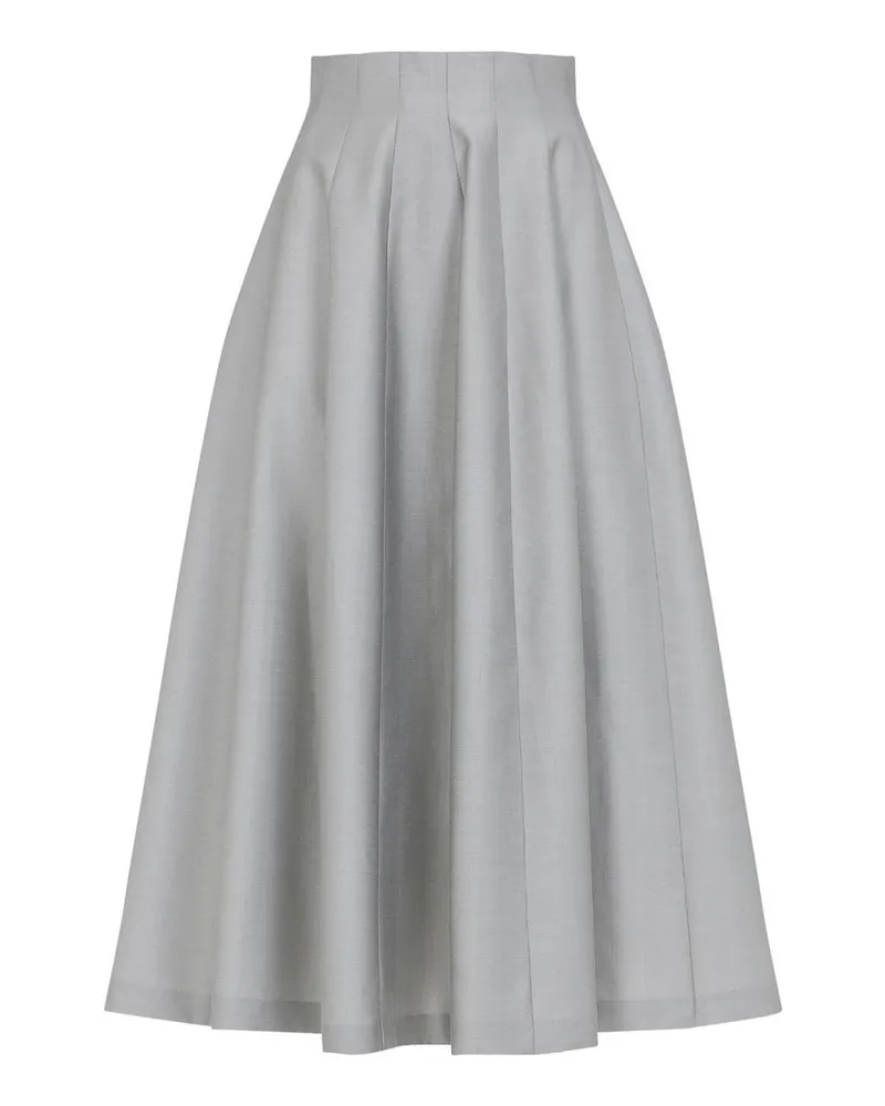 Alberta Ferretti Midirock - Hellgrau Hellgrau