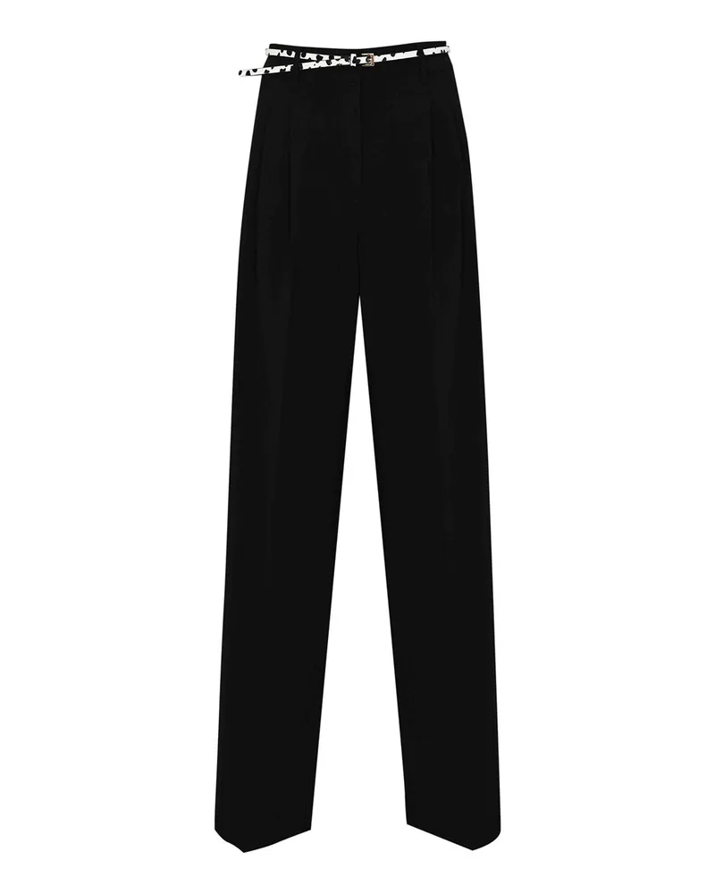 Max Mara Casual Hose - Schwarz Schwarz