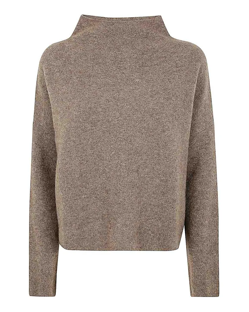 Filippa K Rundhalspullover - Grau Grau