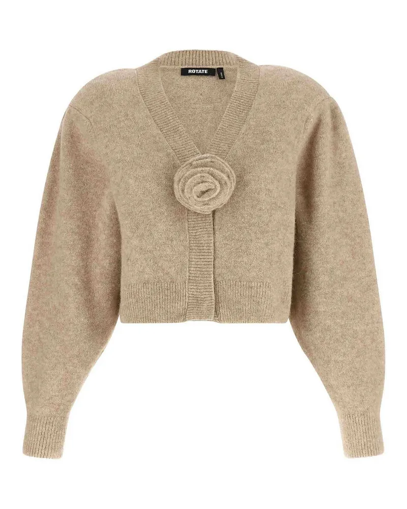 ROTATE Birger Christensen Cardigan - Beige Beige