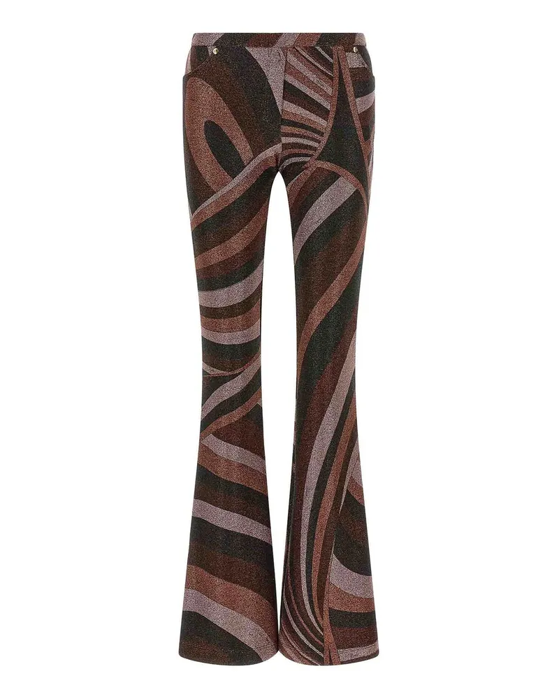 Emilio Pucci Casual Hose - Dunkelrot Dunkelrot