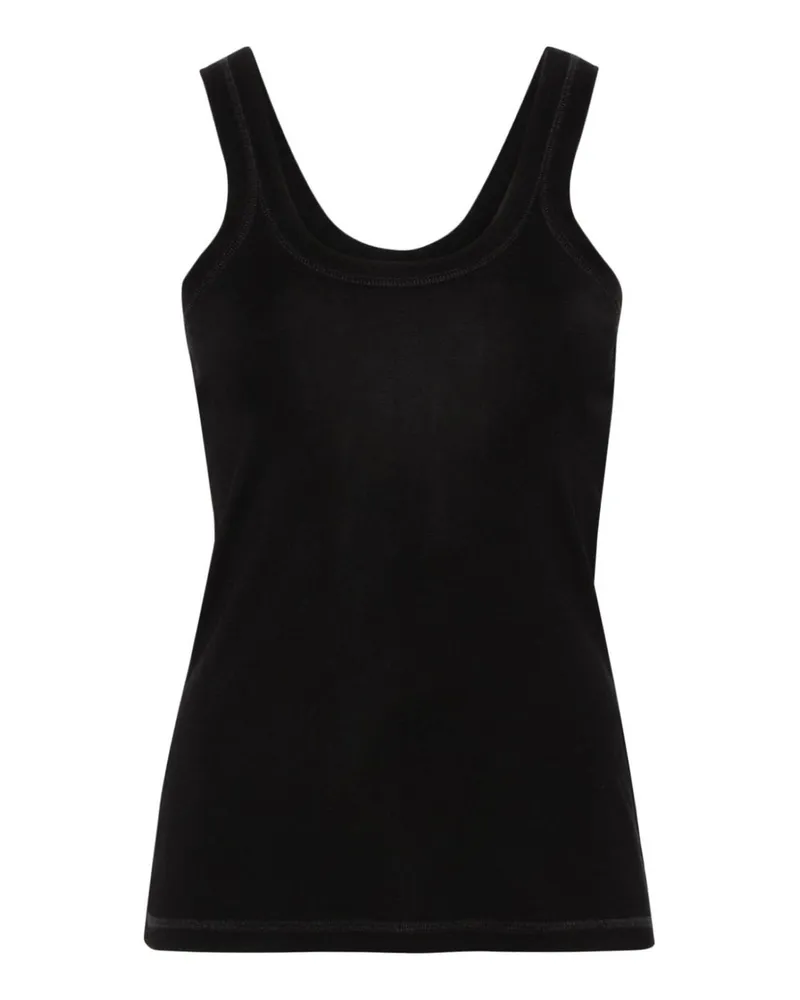 Christophe Lemaire Top - Schwarz Schwarz