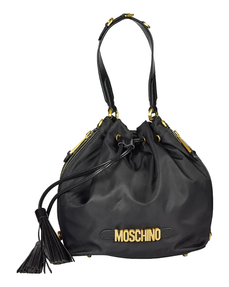 Moschino Schultertasche - Schwarz Schwarz
