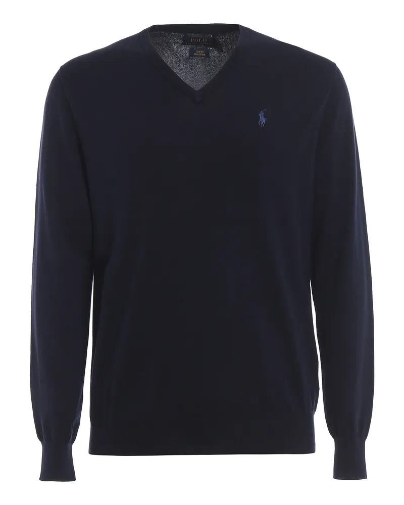 Ralph Lauren V-Pullover - Dunkelblau Dunkelblau