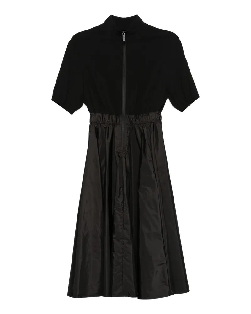 Moncler Knielanges Kleid - Schwarz Schwarz
