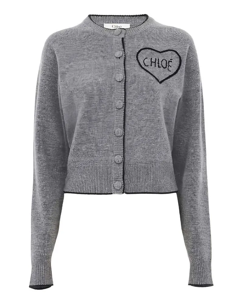 Chloé Cardigan - Grau Grau