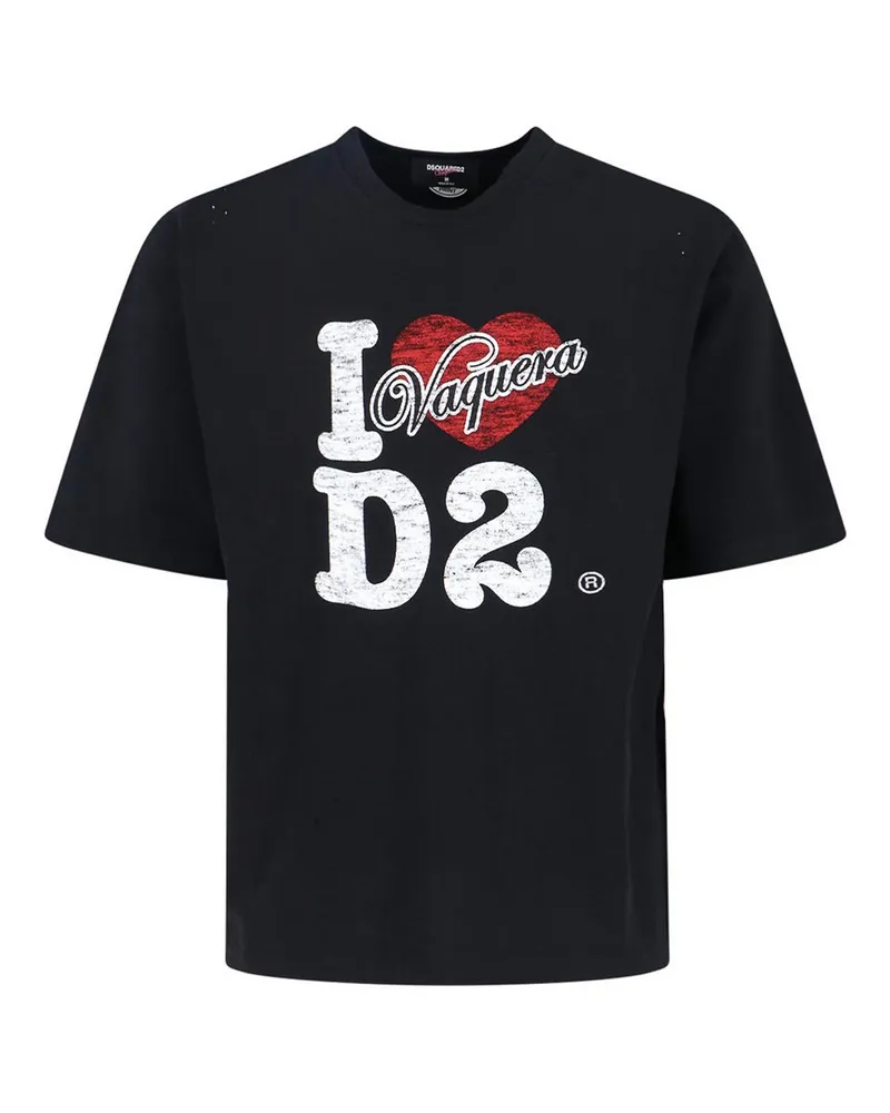 Dsquared2 T-Shirt - Schwarz Schwarz