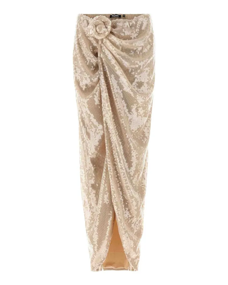 ROTATE Birger Christensen Midirock - Beige Beige