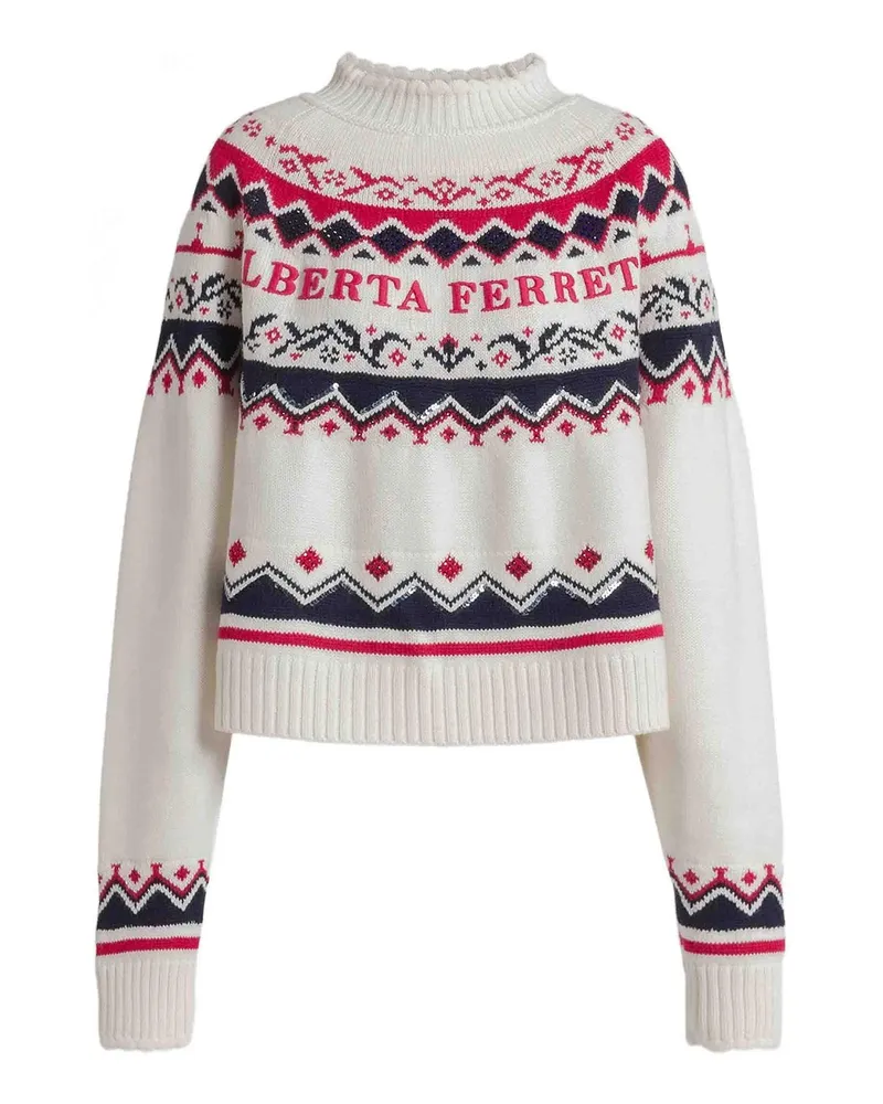Alberta Ferretti Rundhalspullover - Keine Keine