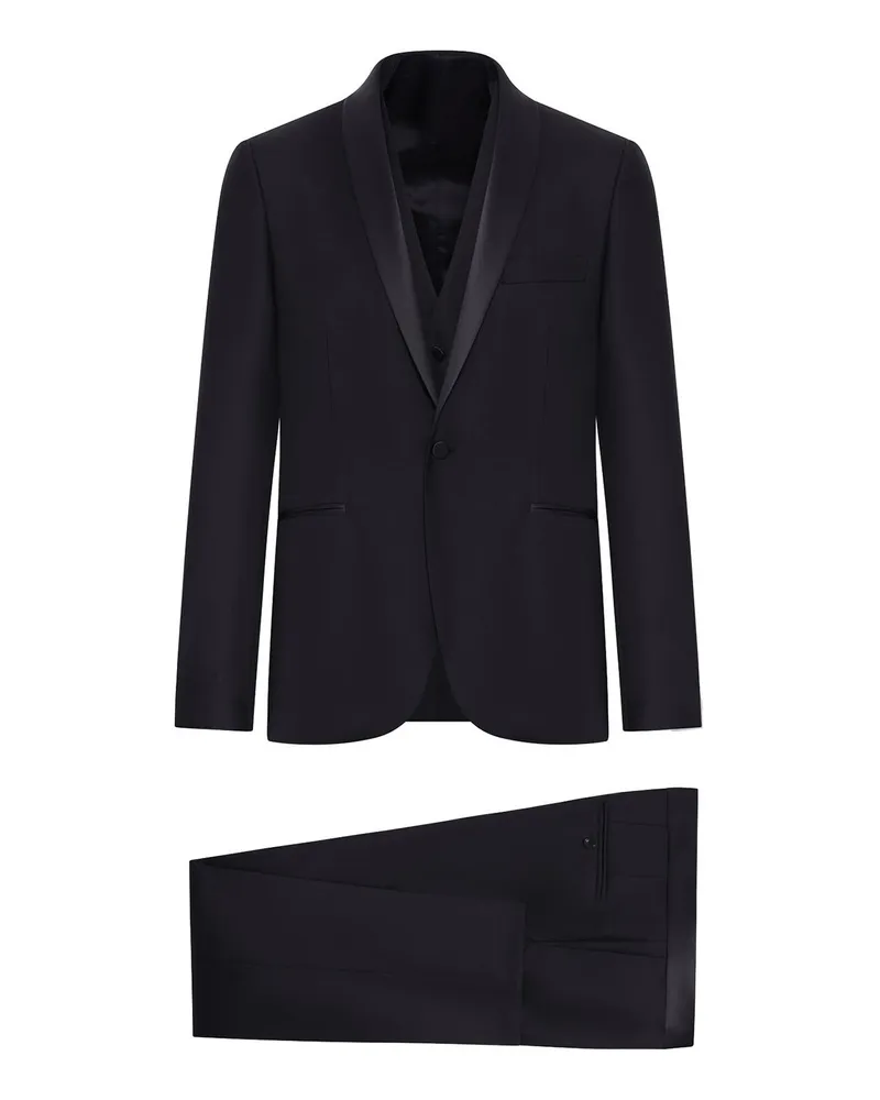 Tagliatore Eleganter Anzug - Schwarz Schwarz