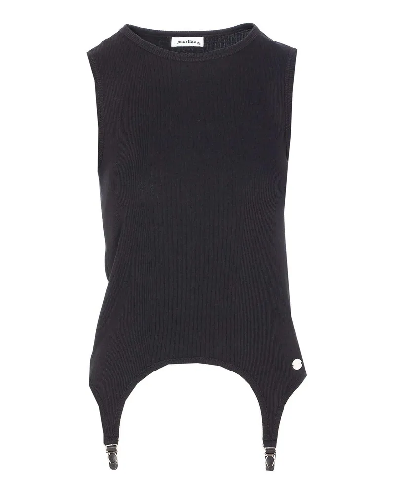 Jean Paul Gaultier Top - Schwarz Schwarz