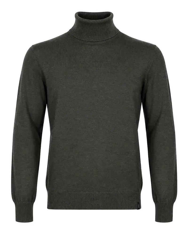 Fay Rollkragenpullover - Grün Grün