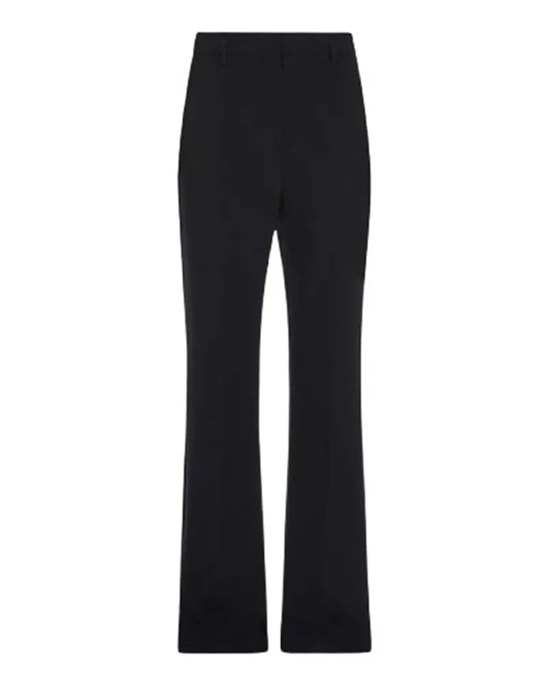 Max Mara Schlagjeans - Schwarz Schwarz