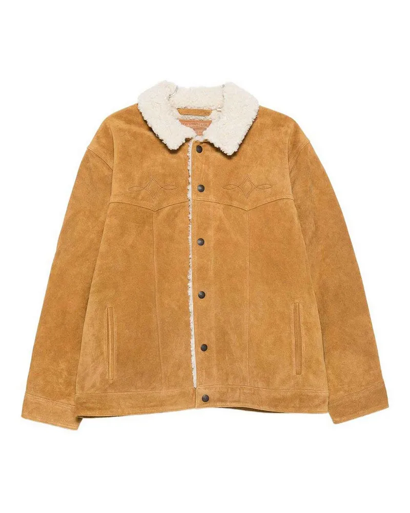 Levi's Lederjacke - Gelb Gelb