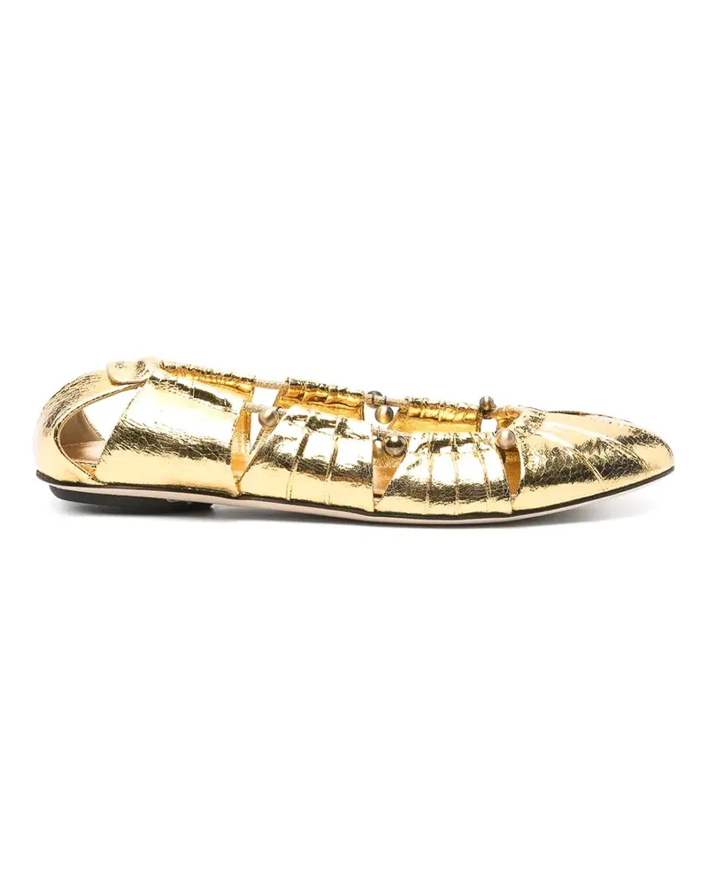 Chloé Ballerinas - Gold Gold