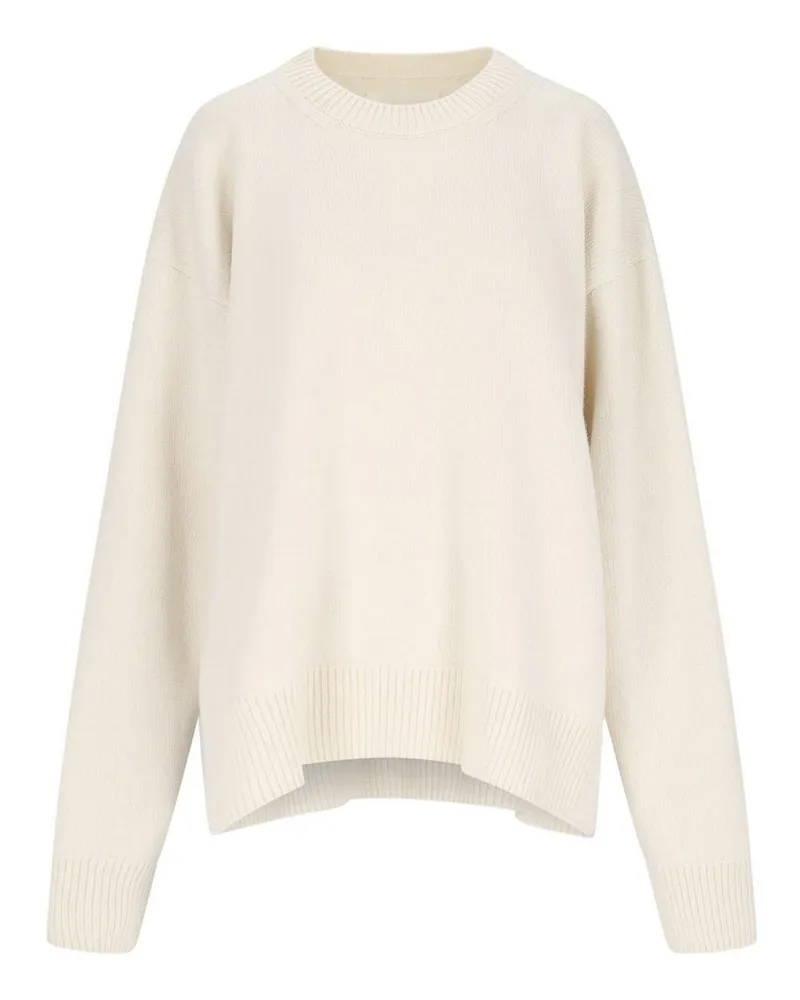 Jil Sander U-Boot-Pullover - Weiß Weiß