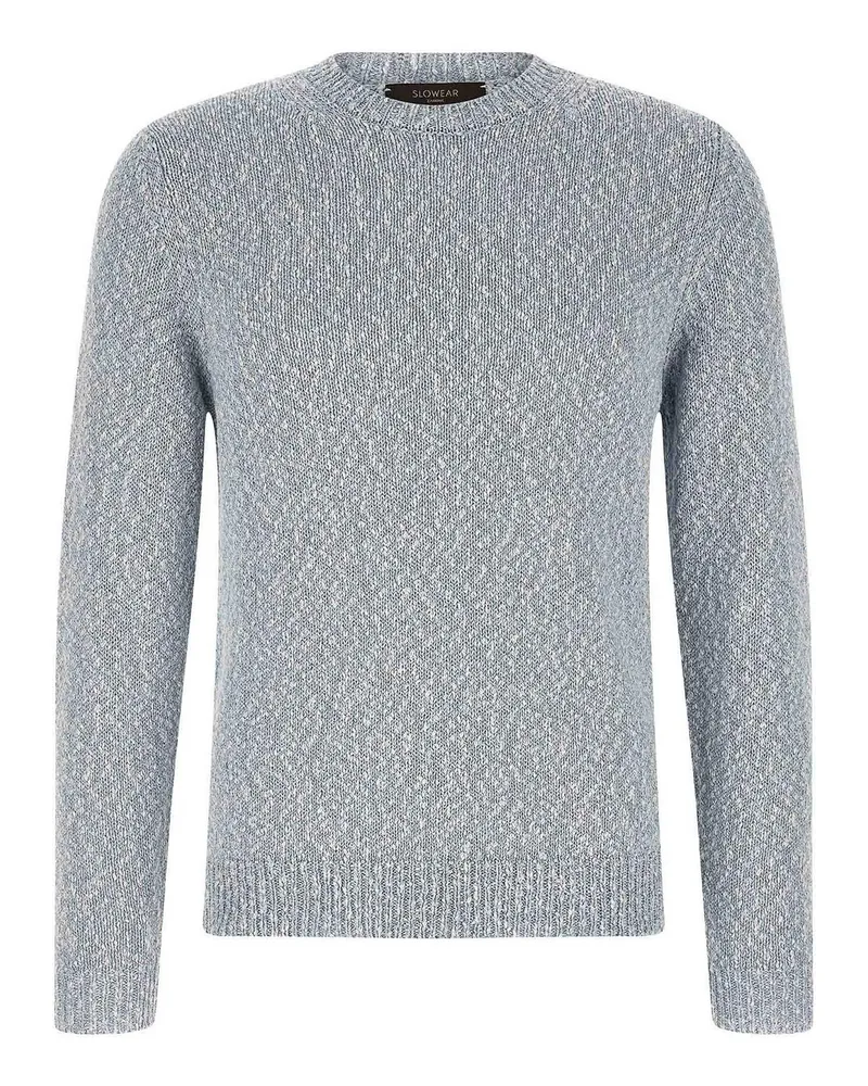 Zanone Rundhalspullover - Hellblau Hellblau