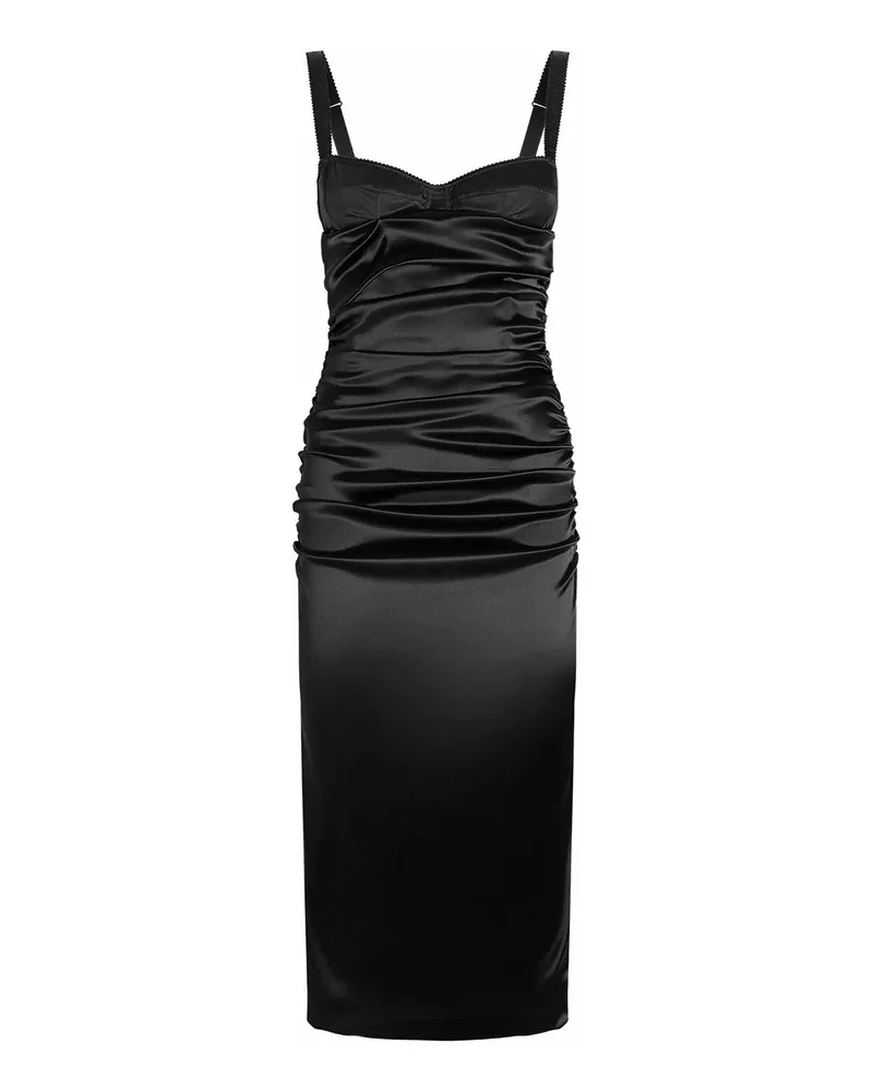 Dolce & Gabbana Knielanges Kleid - Schwarz Schwarz